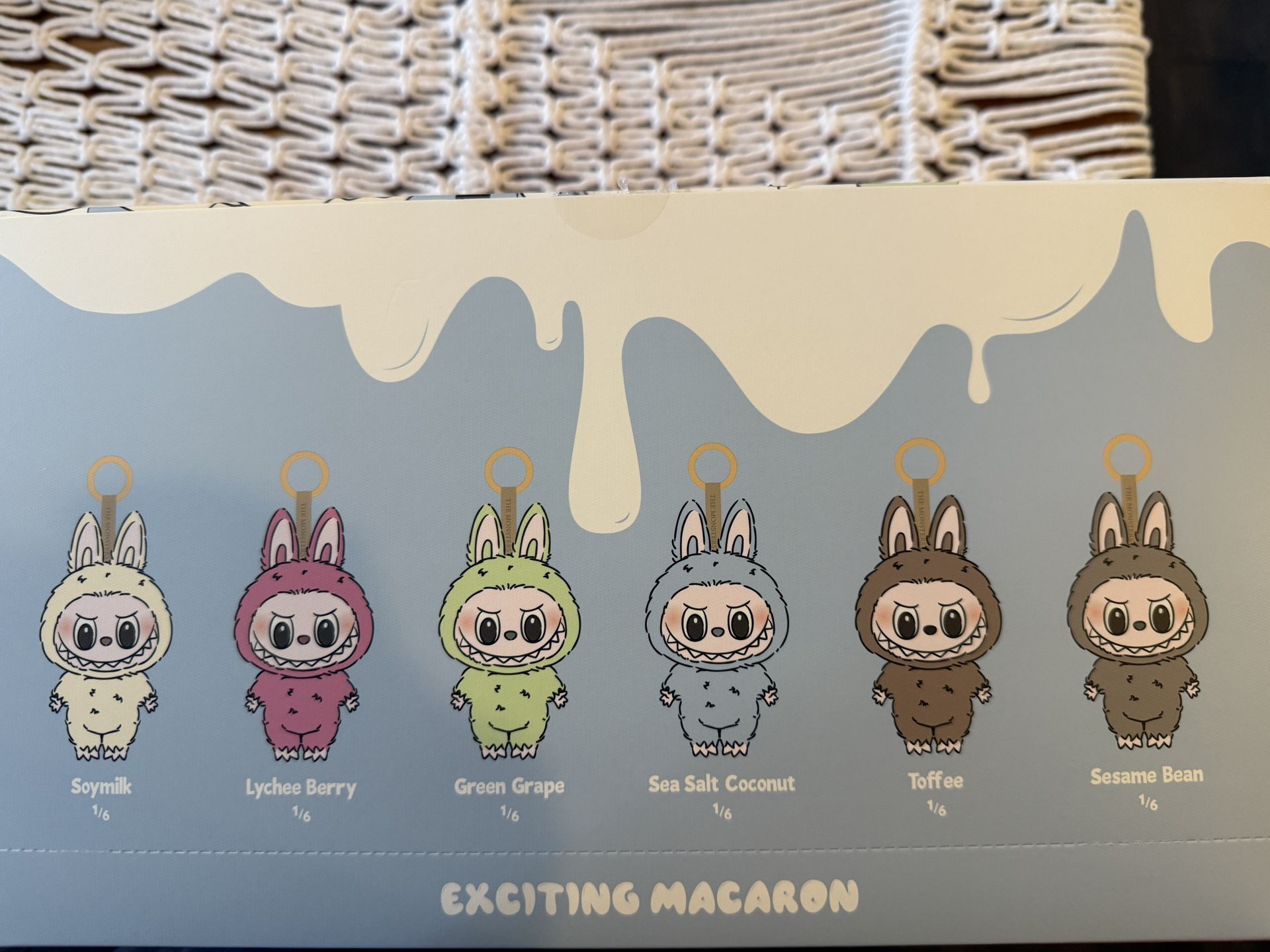 Monsters Labubu Blind Box From Exciting Macaron Set