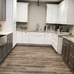 New Beautiful Wood White Shaker Kitchen Cabinets Soft Close