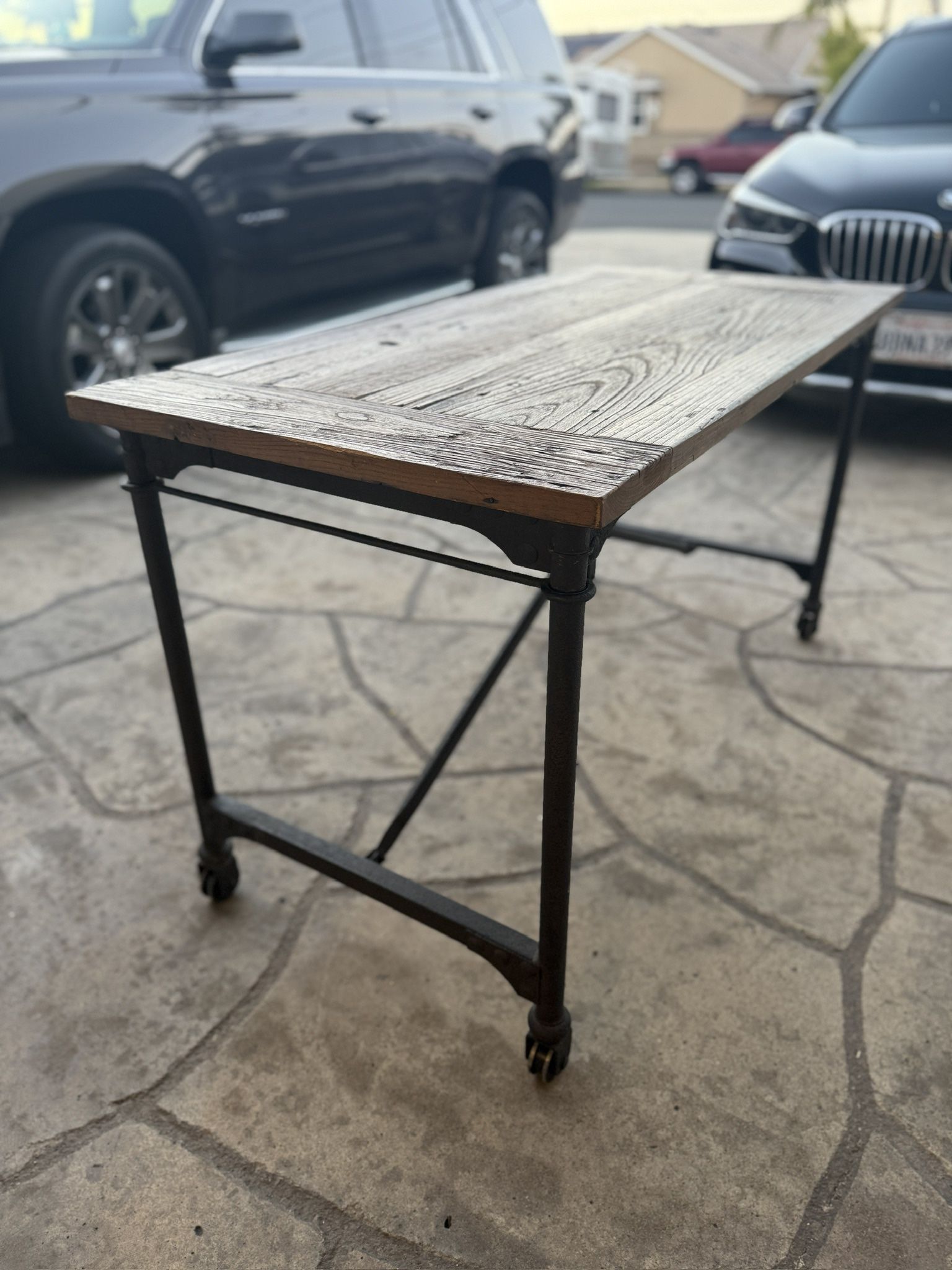 Rustic Table Iron&wood