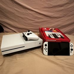 Xbox One S & Nintendo Switch OLED Bundle