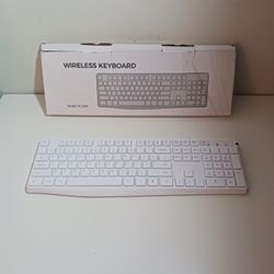 Amazing white New wireless keyboard. 
Only 10 dollars. 
And I gift a New amazing photo album (it costs 20 dollars).
Incredible deal 
