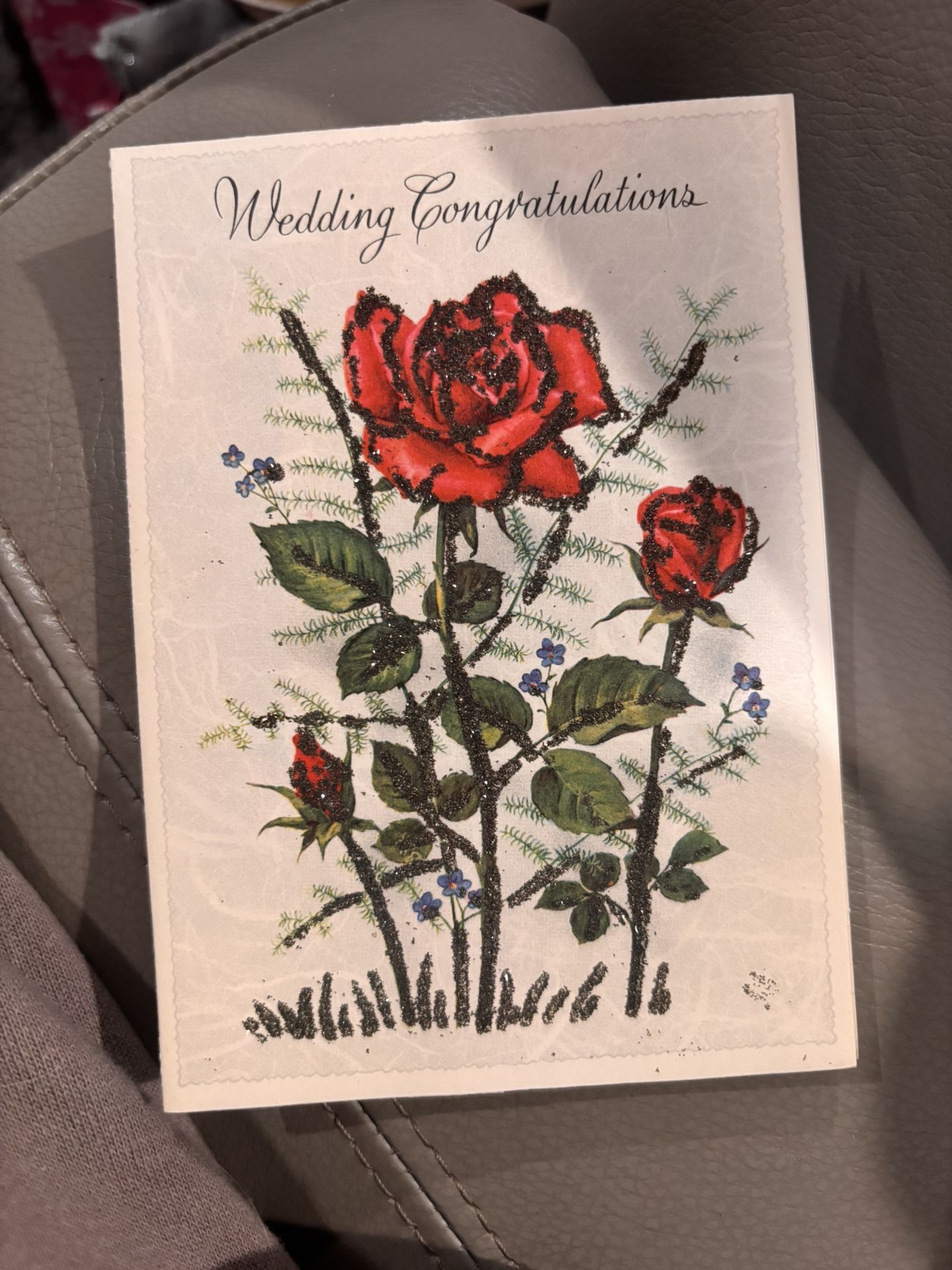 3 VTG Alfred Mainzer gift note card greeting Wedding Congratulations Rose Pop-Up box