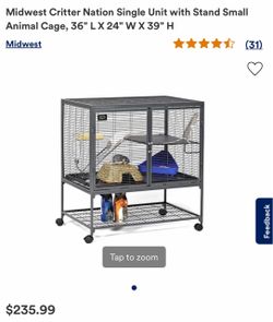 Midwest Critter Nation Single Unit Small Animal Cage