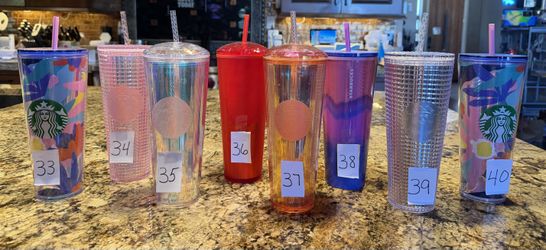 Starbucks Tumblers 24oz (Set #5) **LIKE NEW**
