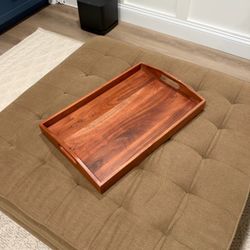 Indian Handmade Arjun Wooden Tray 20x13”