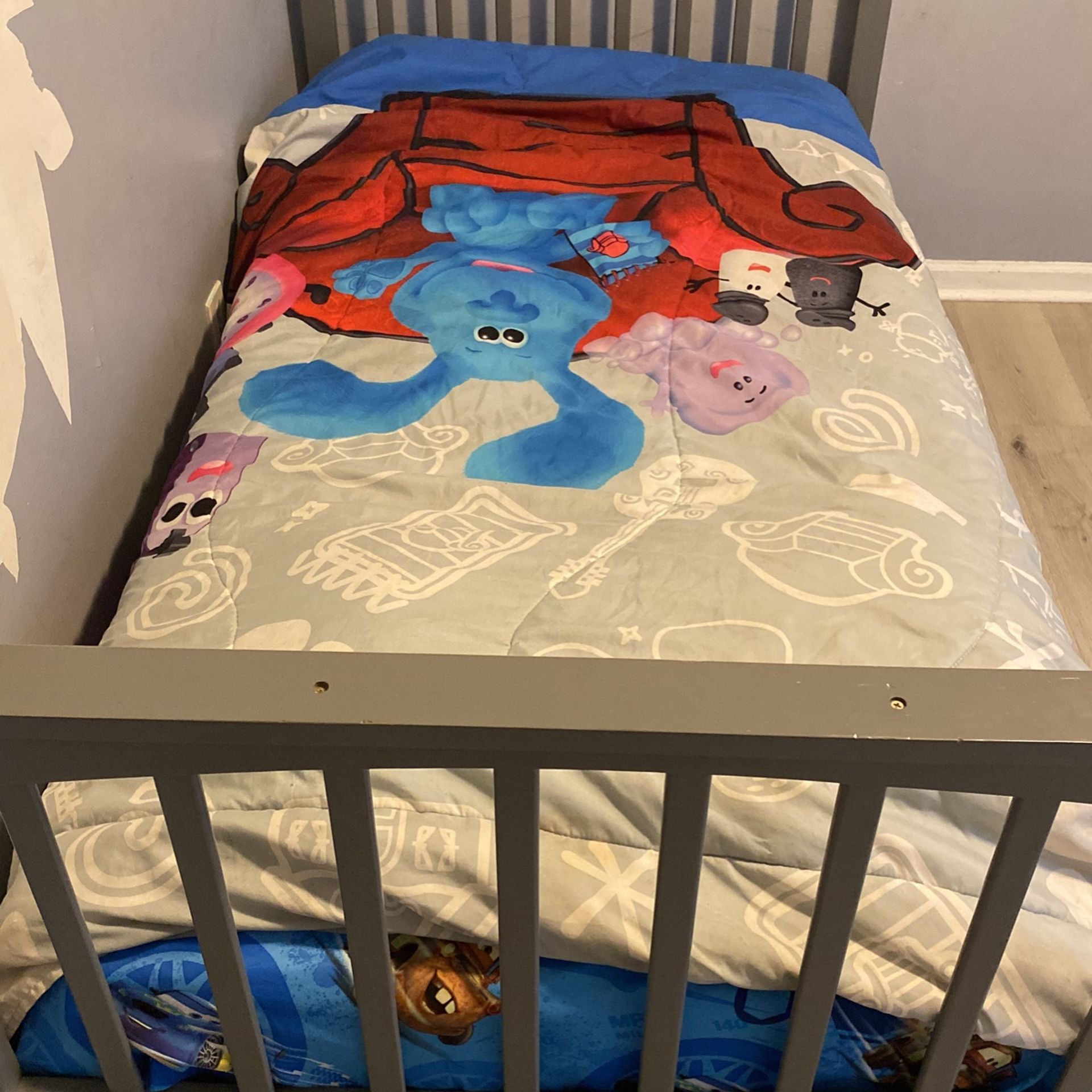 Grey Gently Used Bunkd Beds 2 Beds They Are Taking Apart