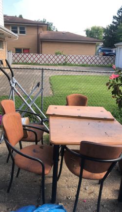 Table and chair set