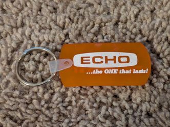 Vintage Echo The One That Lasts!
Chainsaw Advertising Promo Keychain