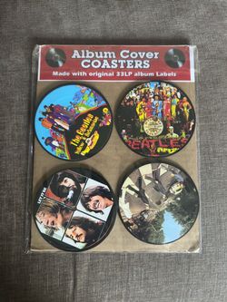 The Beatles Album Cover Coasters Set of 4