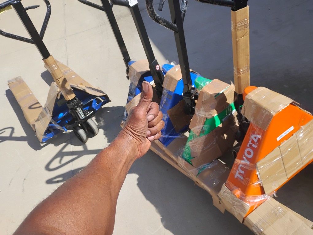 New N Used 5500 Capacity Pallet Jacks $180-299