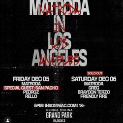 Matroda For Saturday 