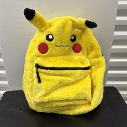Reversible Pokémon Pikachu Plush Backpack