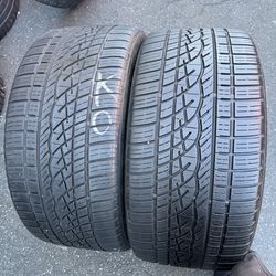 2 tires 295-40-21 Continental Good Condition $140 for both mounted and balanced