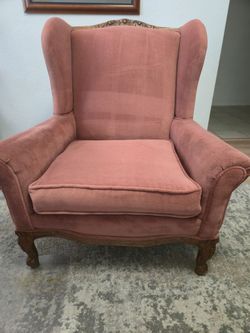 Vintage Low Profile Pink Chair