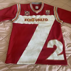 Red Ecko Unltd Football Jersey Number 2