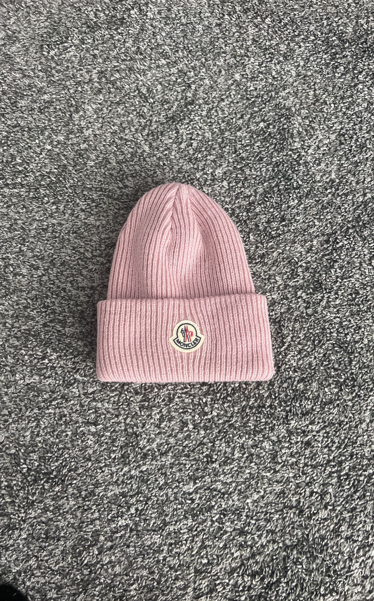 Pink Monclair Beanie One Size Perfect Condition
