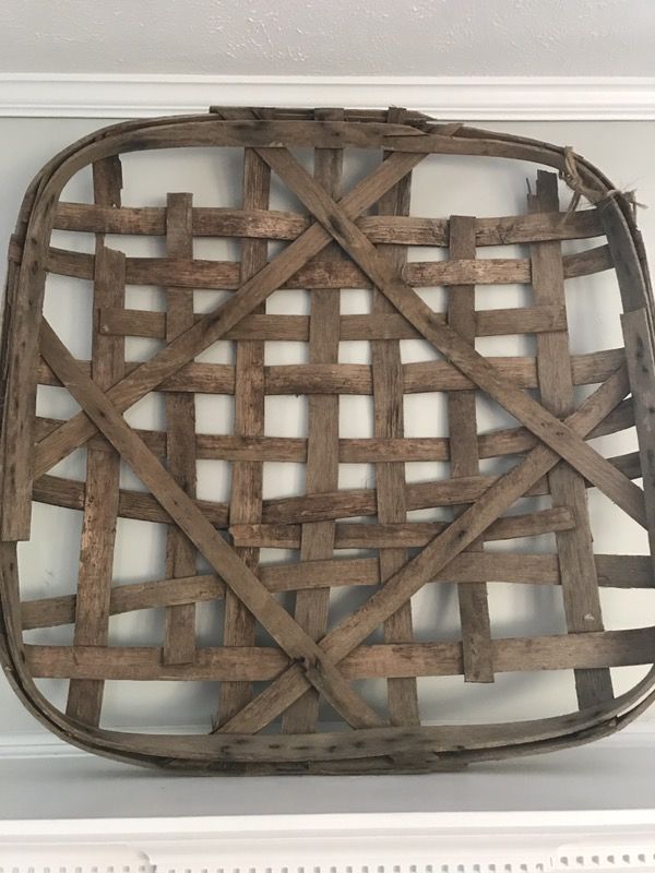 Antique tobacco basket