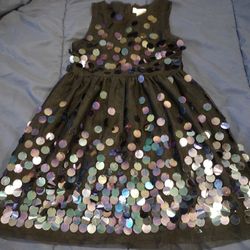 Beautiful Sequin Festive Dress For Little Girl