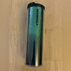 Starbucks 16oz 2019 Green Glitter Holiday Tumbler