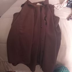 Large Brown Vest