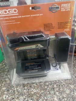 Battery 18v 2ah Lithium With Charger RIDGID 