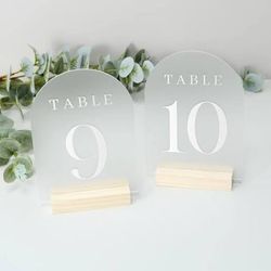 Table numbers 1-15