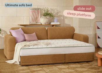 Koala Wanda Sofa Couch Bed Pullout Sleeper Sofa Chaise 99” Queen *delivery*