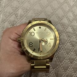 Nixon 51-30 Gold Watch