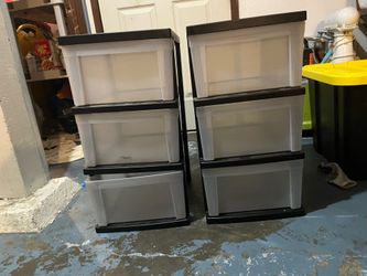 Two small storage containers