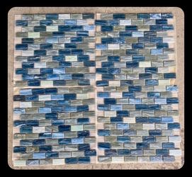 Swirl Glass Mosaic Tile Sheets 28 Square Feet (12"x12") Backsplash Kit