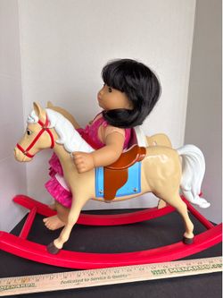 AMERICAN GIRL BITTY BABY & ROCKING HORSE