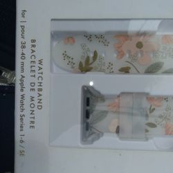 Bryan New Apple Watch Floral Bracelet Band. 