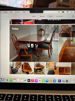 Dining Table and 8 Chairs