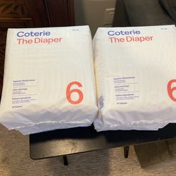 Coterie Size 6 Diapers 