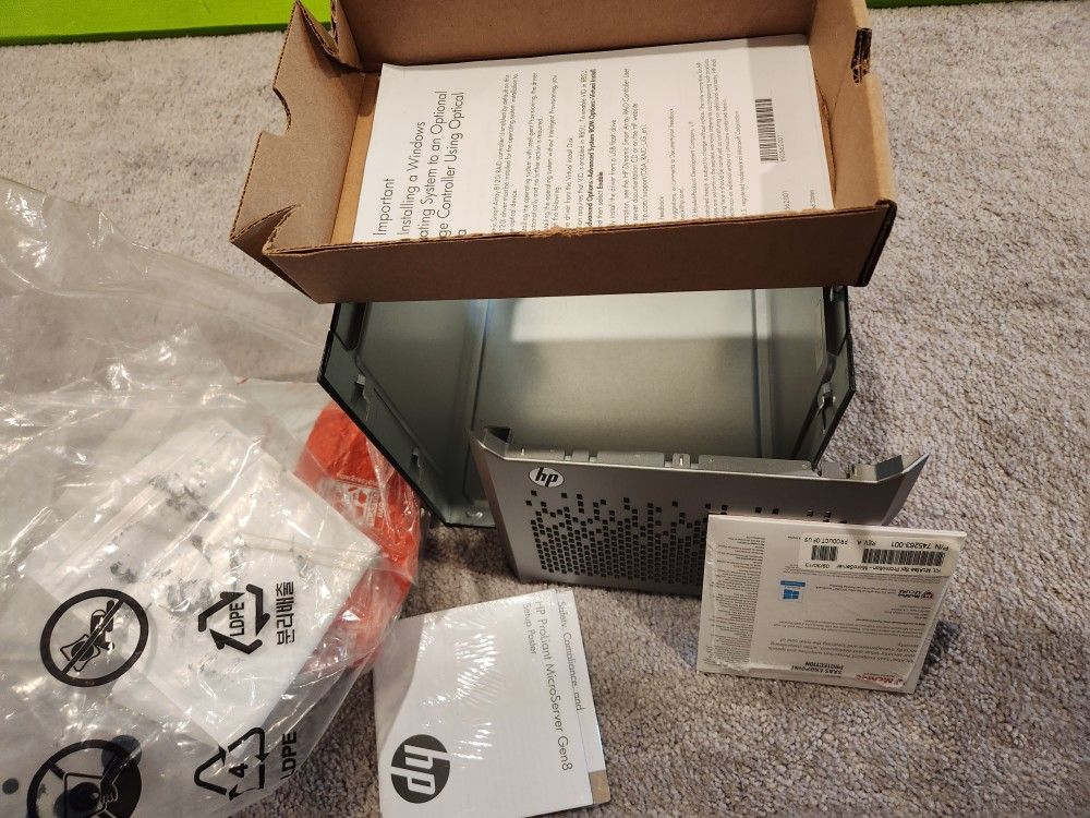 HP Proliant MicroServer Gen8,8GB RAM,16TB Storage 4TB Drive