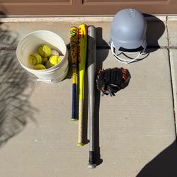 Teaball baseball Gear Bundle – Bats, Helmet, Glove & Balls
