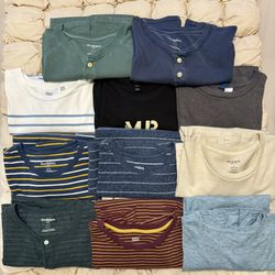 LOT 11 Men’s T-Shirts LARGE