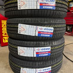(4) - 225/60/18 Otani EK1000 All Season Tires