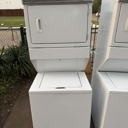 27 Whirlpool Inch Stakable Washer And Dryer Electric 