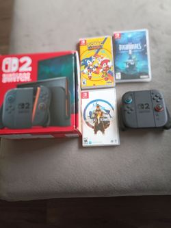 Nintendo Switch 2 with 3 games included.