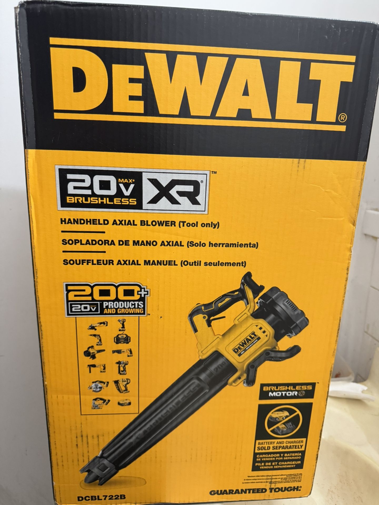 Dewalt 20 Volt Leaf Blower TOOL ONLY