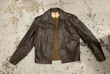 1970’s leather jacket men’s medium