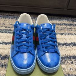Gucci Ace GG Crystal Canvas Sneakers 