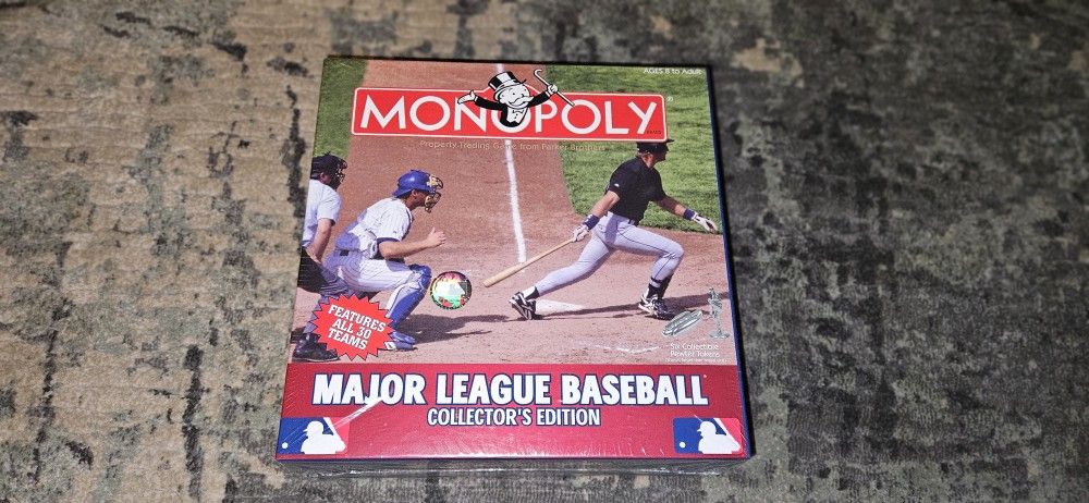 Monopoly Major League Baseball Collectors Edition (2005) Brand New Sealed in Box!