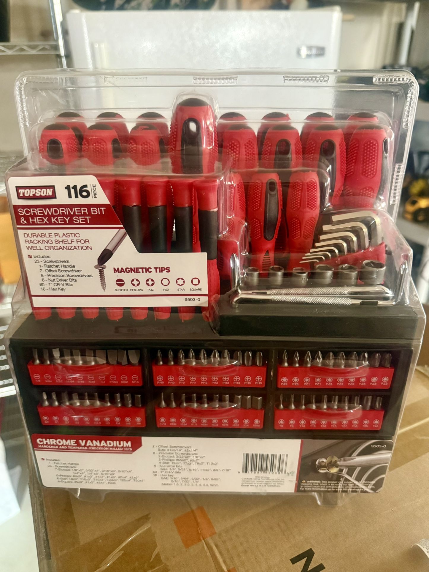 Screwdriver Bit And Hex Key Set
