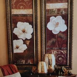 HOME INTERIOR PAR DE CUADROS 