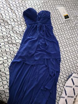 Royal blue dress