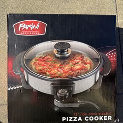 Parini Appliances 12" Non-Stick Electric Pizza Cooker