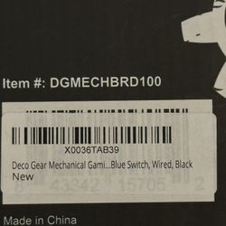 Deco Gear DGMECHBRD100 Gaming Keyboard