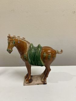 Decorative Ceramic Horse Sculpture 